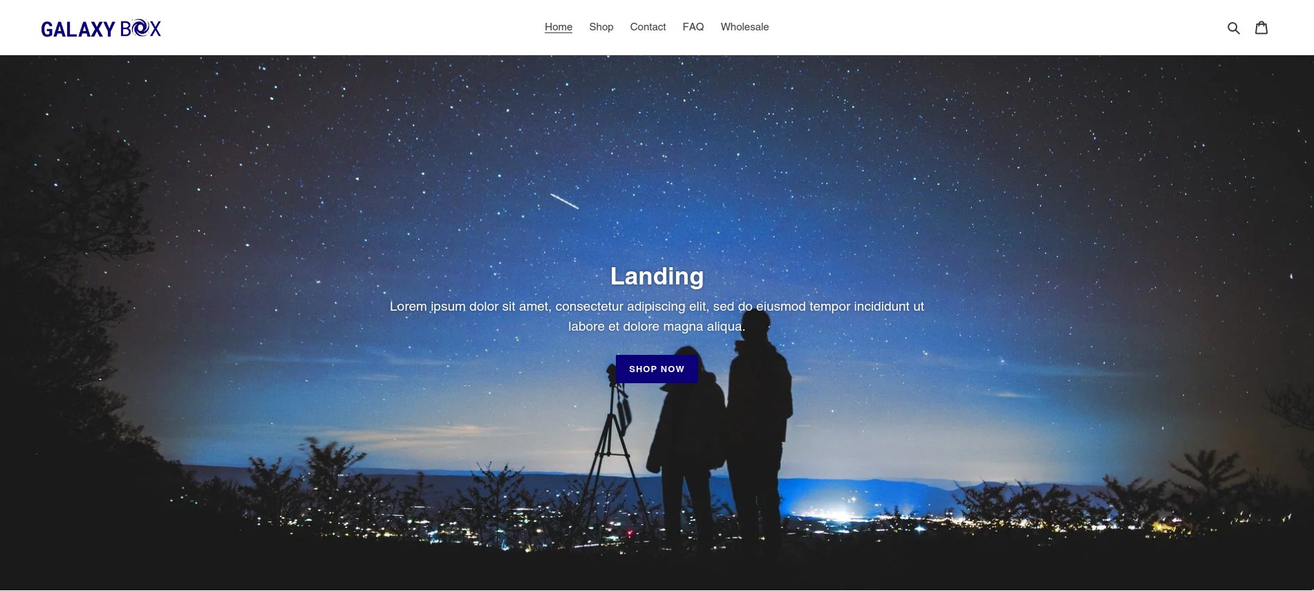 Galaxy Box Light Projector